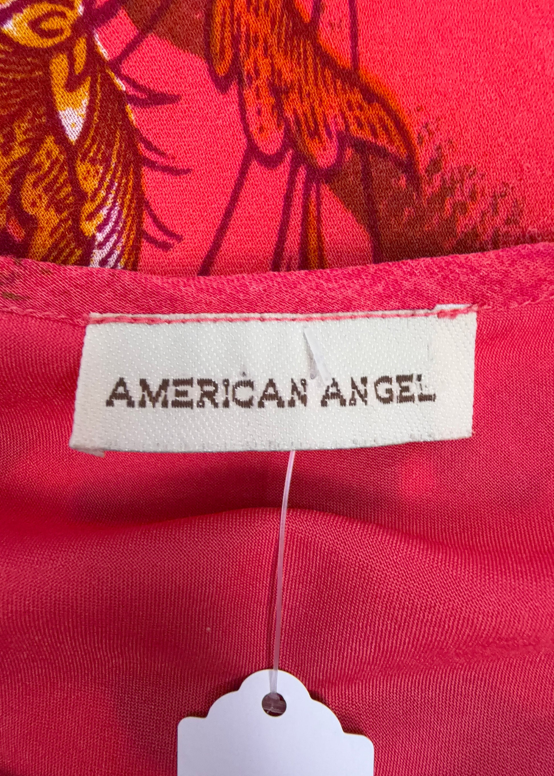 American Angel Y2K Hot Pink Floral Sequin Dress