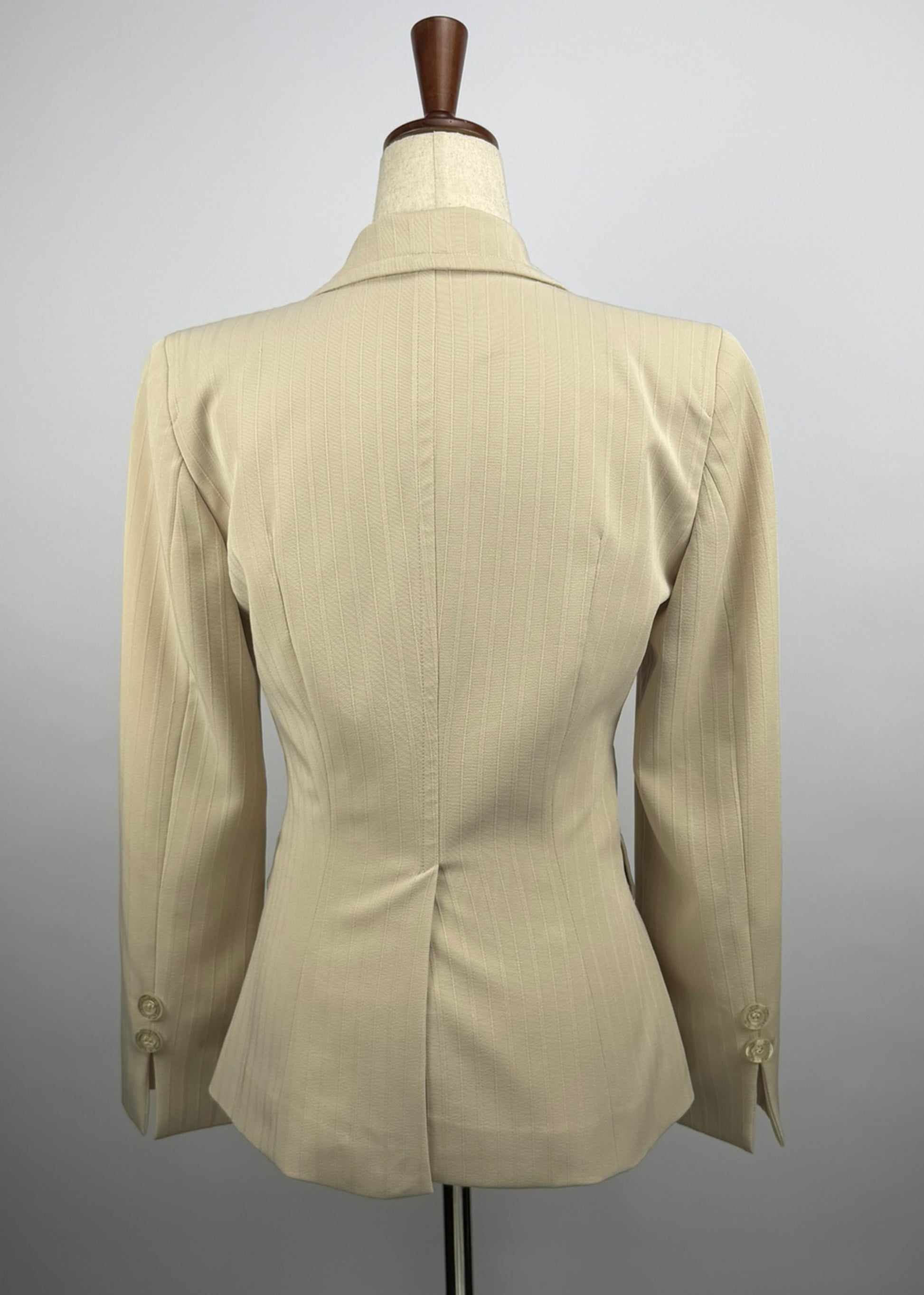 BEBE Fitted Beige Blazer