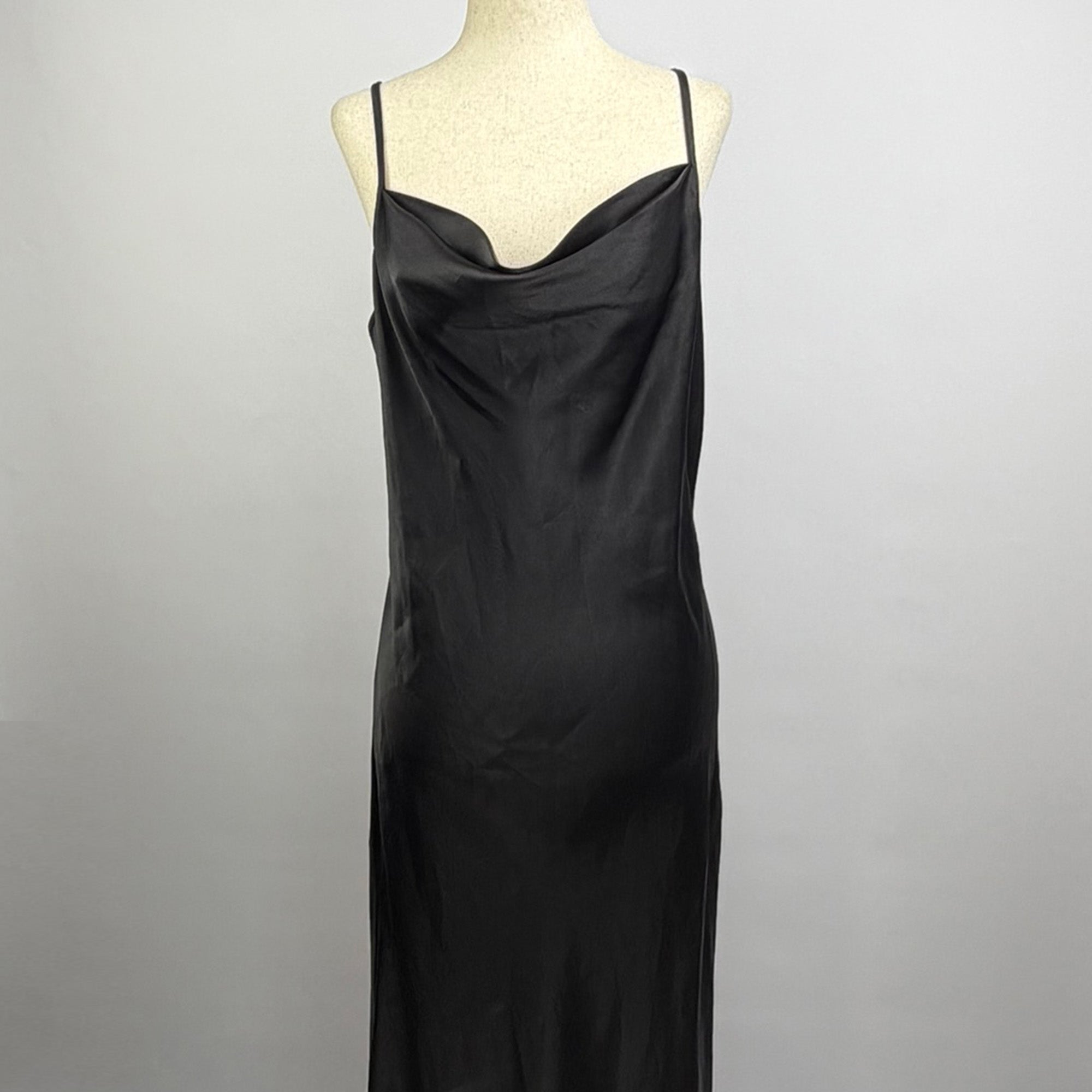 Bebe Black Slip Dress