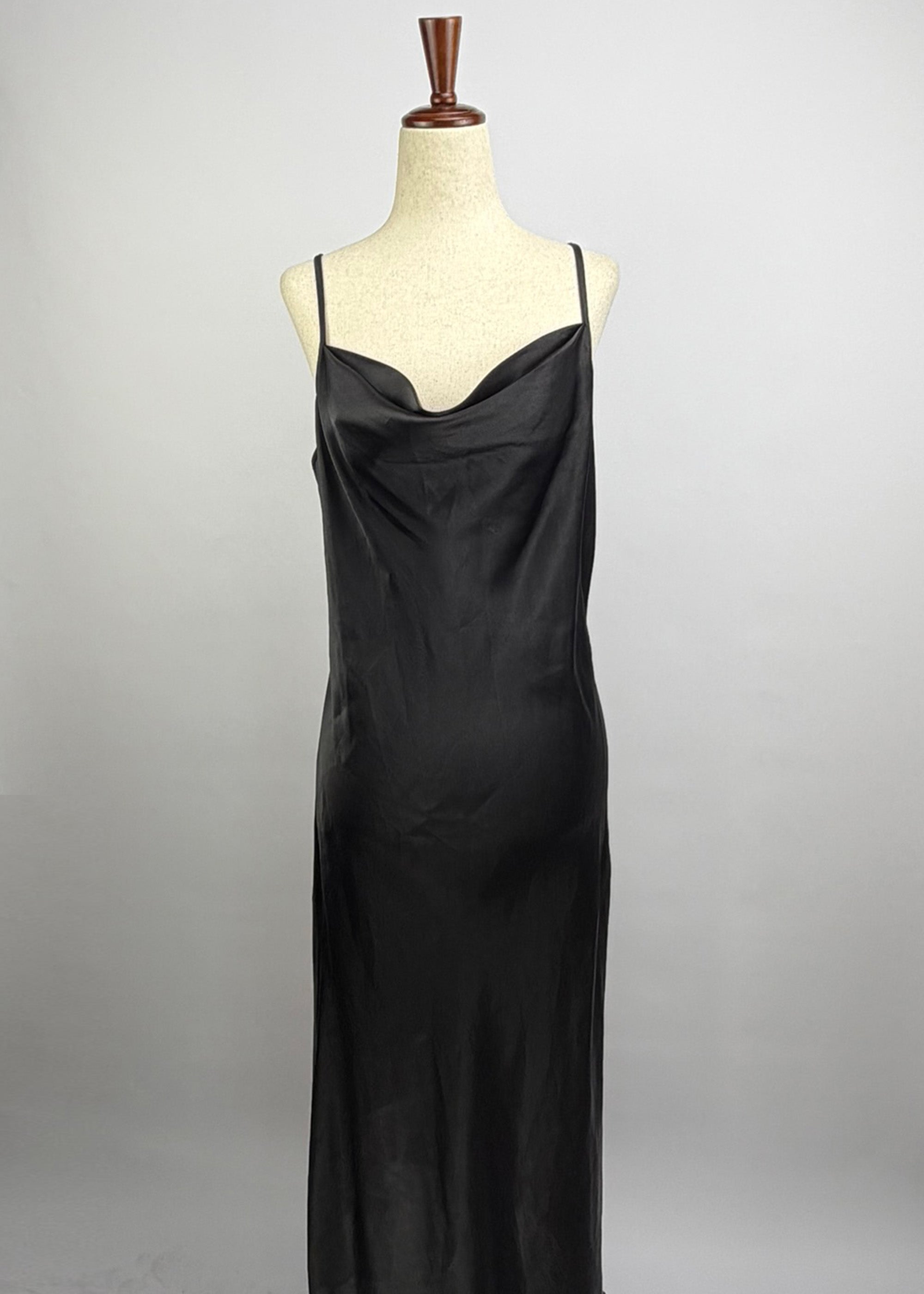 Bebe Black Slip Dress