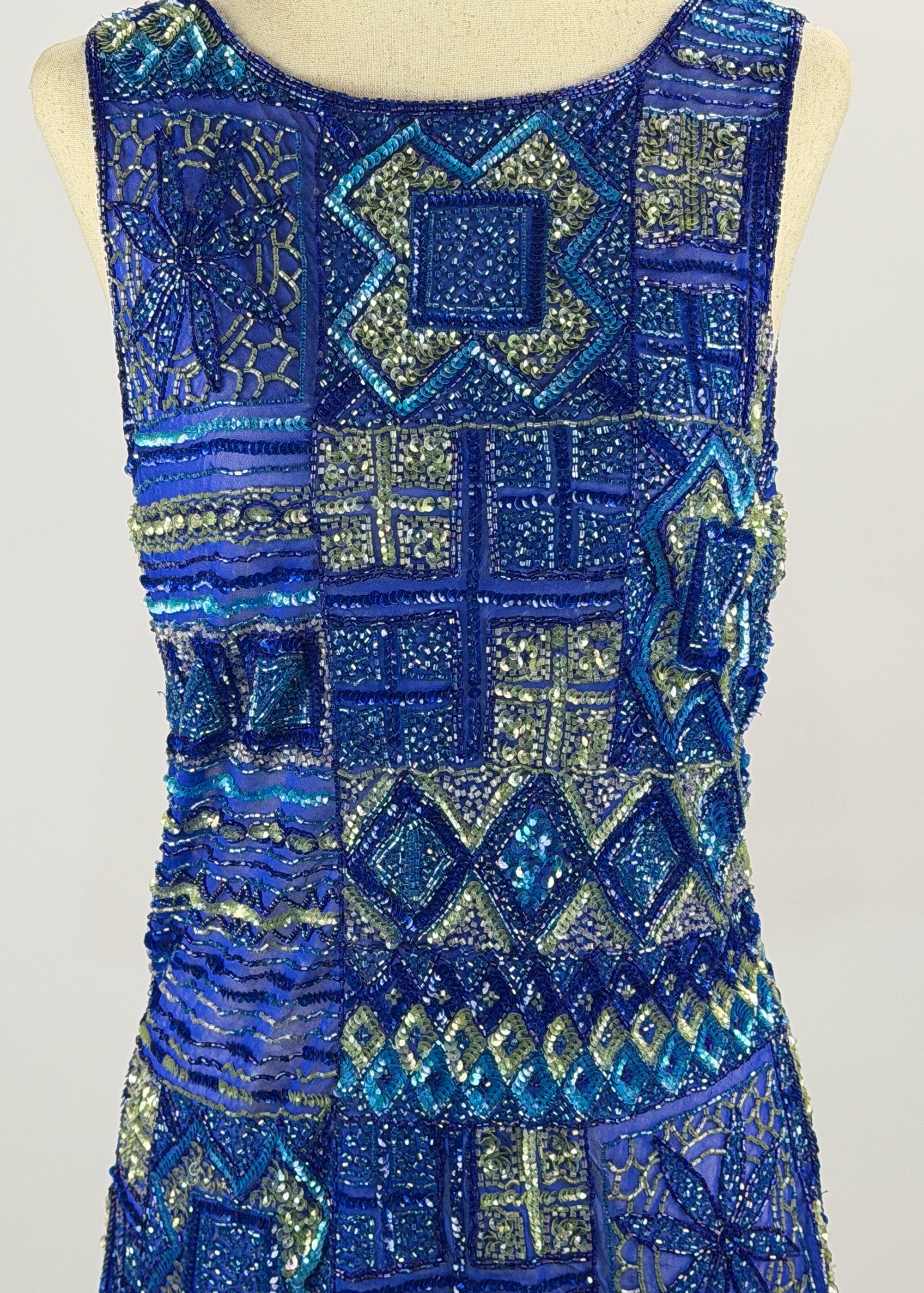 Vintage Chaudry Sequin Sleeveless Top