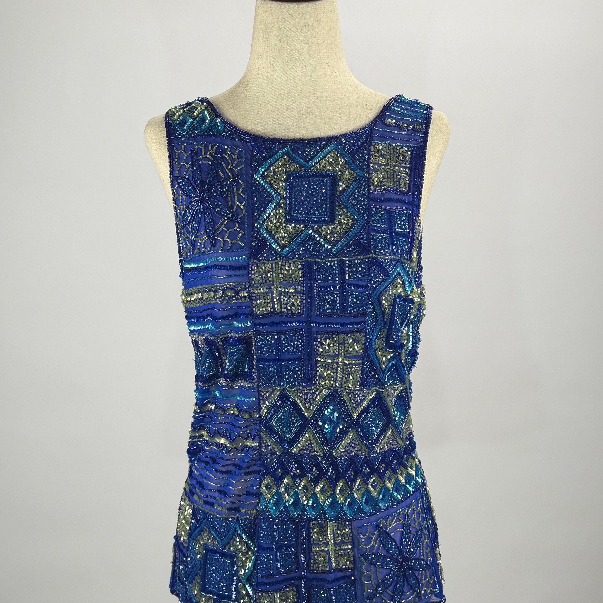 Vintage Chaudry Sequin Sleeveless Top