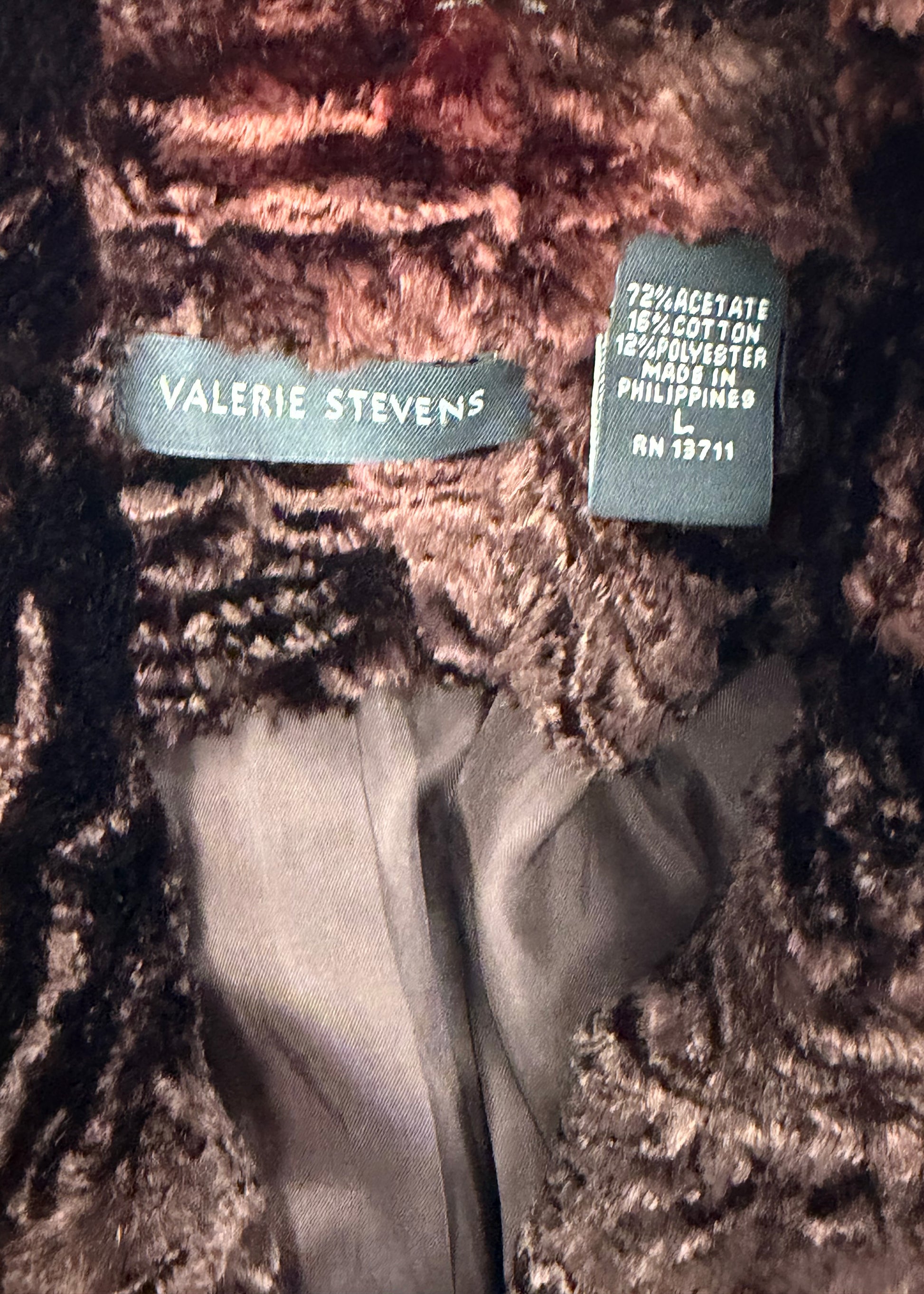 Valerie Stevens Faux Fur Coat