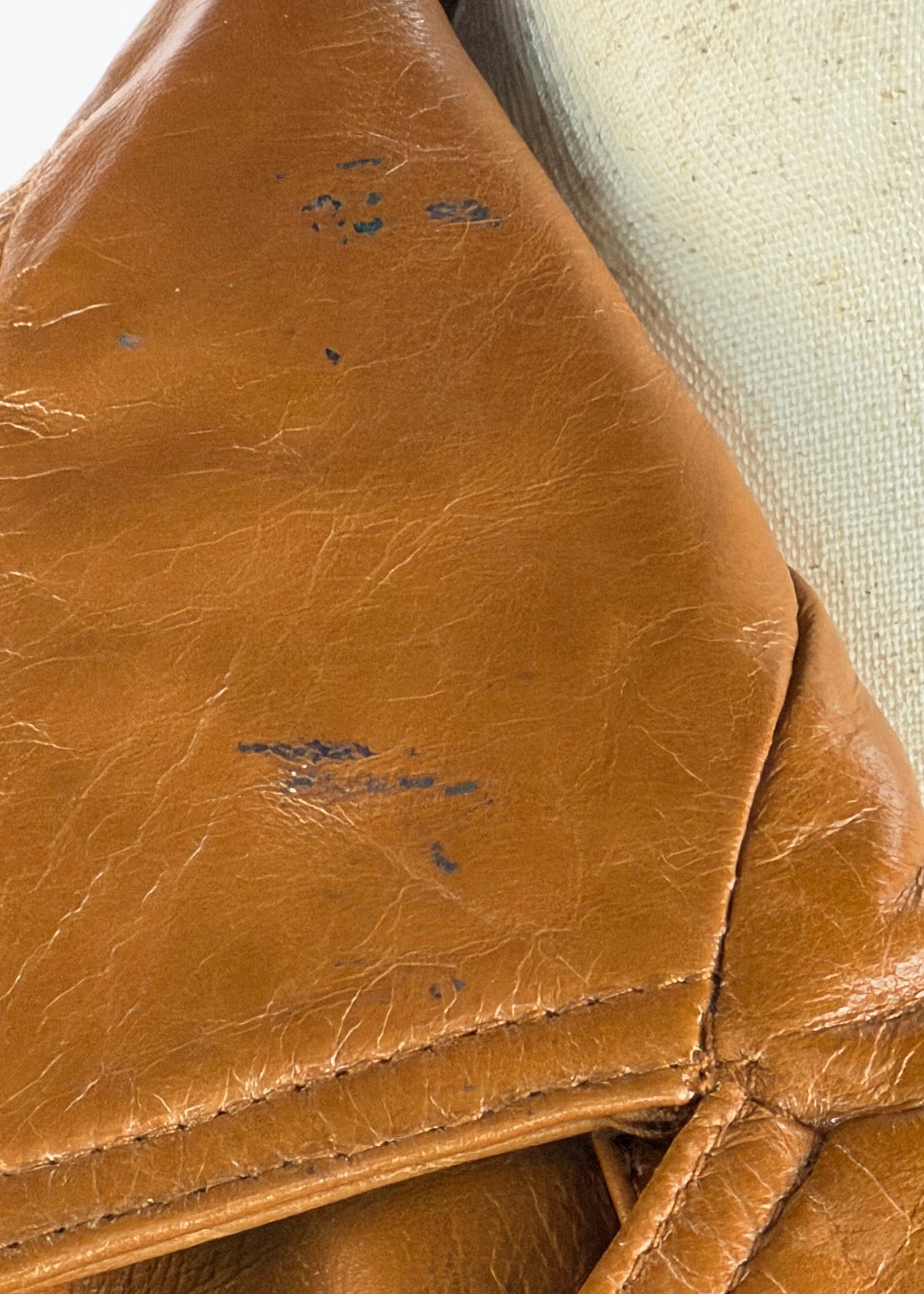 Vintage Wilsons Maxima Womens Tan Leather Jacket
